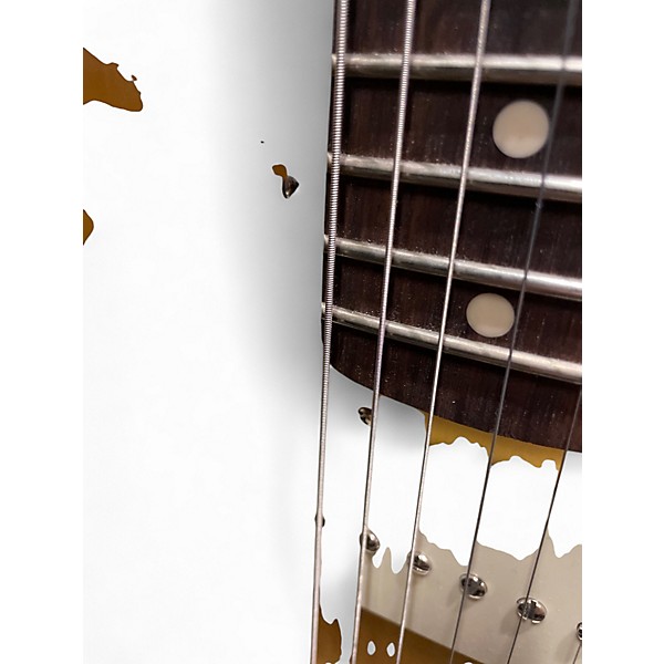 Used Squier Contemporary  Jazzmaster Alpine White Solid Body Electric Guitar