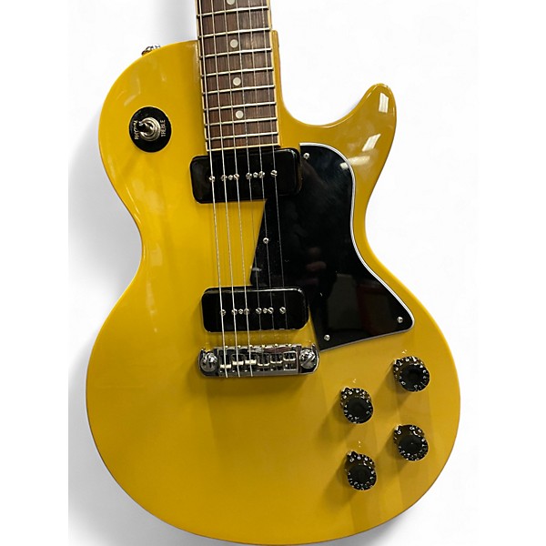 Used Epiphone Les Paul Special P90 Worn TV Yellow Solid Body Electric Guitar