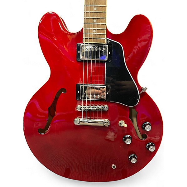 Used Epiphone ES335 Red Hollow Body Electric Guitar