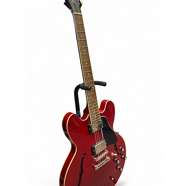 Used Epiphone ES335 Red Hollow Body Electric Guitar
