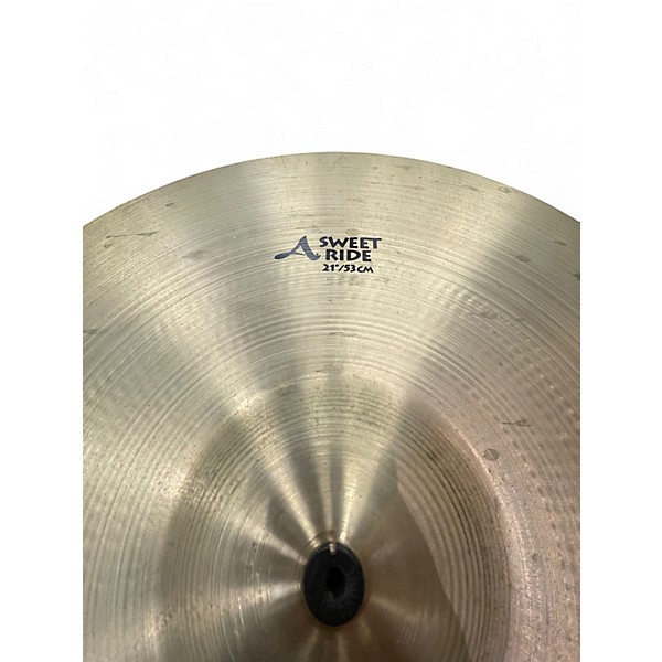 Used Zildjian 21in A Series Sweet Ride Cymbal