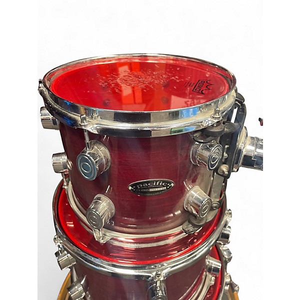 Used PDP by DW 6 Piece CX Series Dakota Red Drum Kit