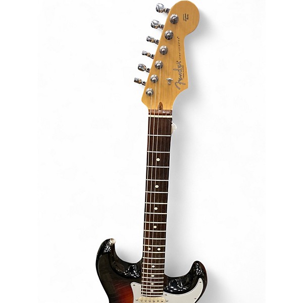 Used Fender American Standard Stratocaster 2 Tone Sunburst Solid Body Electric Guitar