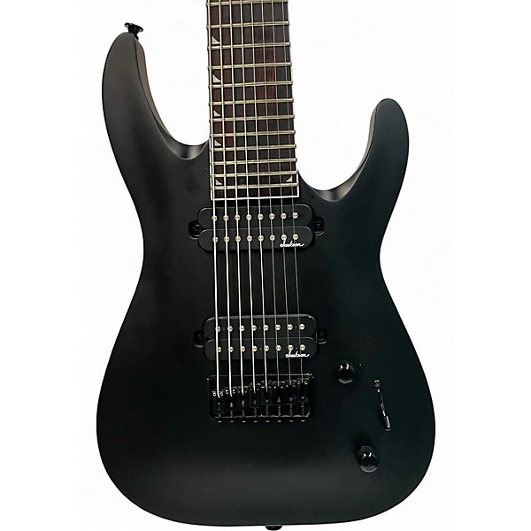 Used Jackson JS32-8 Dinky DKA 8 String Black Solid Body Electric Guitar