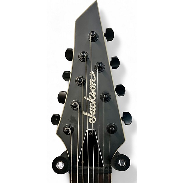 Used Jackson JS32-8 Dinky DKA 8 String Black Solid Body Electric Guitar