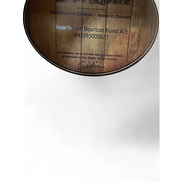 Used Art & Lutherie roadhouse parlor Bourbon burst Acoustic Electric Guitar