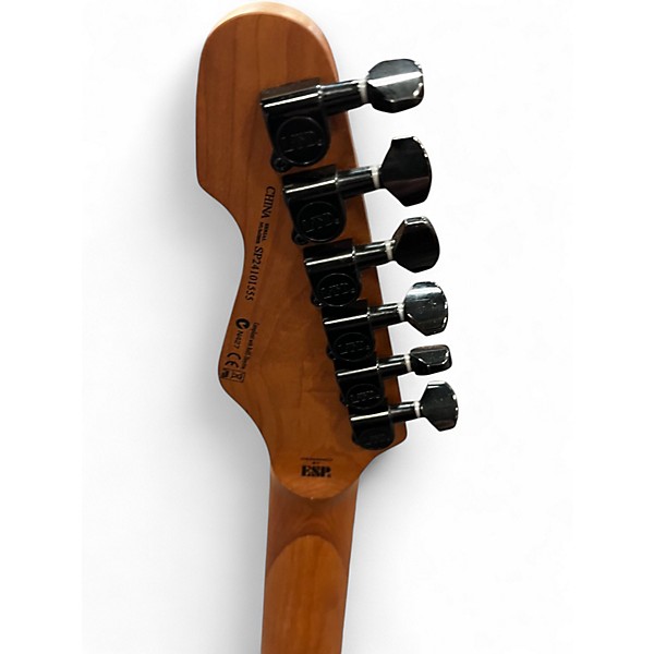 Used ESP ltd te2000x purple burst Solid Body Electric Guitar