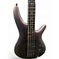 Used Ibanez SR500E Black Aurora Burst Electric Bass Guitar