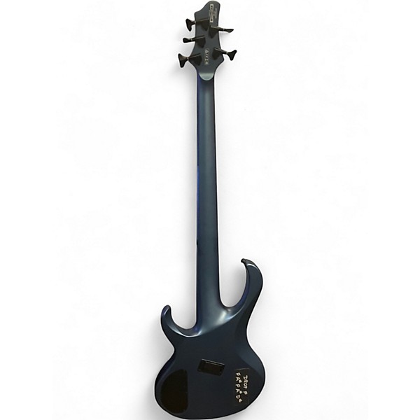 Used Ibanez BTB605MS Midnight Arctic Ocean Matte Electric Bass Guitar