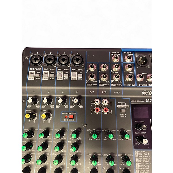 Used Yamaha mg10xuf Unpowered Mixer