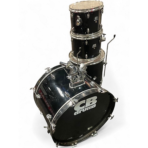 Used CB Percussion 4 Piece SP SERIES Black Drum Kit