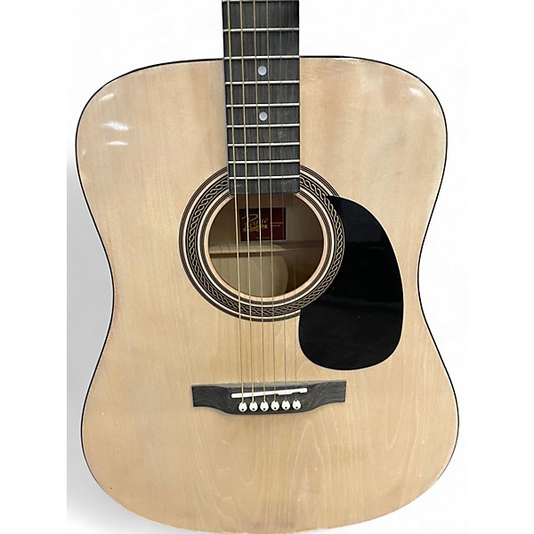 Used Rogue RA-090 Dreadnought Natural Acoustic Guitar