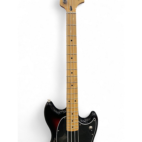 Used Fender MUSTANG BASS 2 Tone Sunburst Electric Bass Guitar