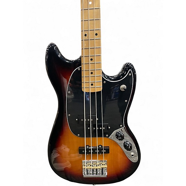 Used Fender MUSTANG BASS 2 Tone Sunburst Electric Bass Guitar