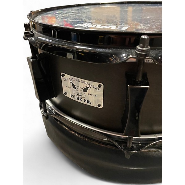 Used Pork Pie 12X5 Little Squealer Snare Black Drum