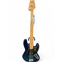 Used Fender Player II Jazz Bass Plus Top Blue Burst Electric Bass Guitar