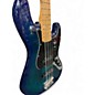 Used Fender Player II Jazz Bass Plus Top Blue Burst Electric Bass Guitar