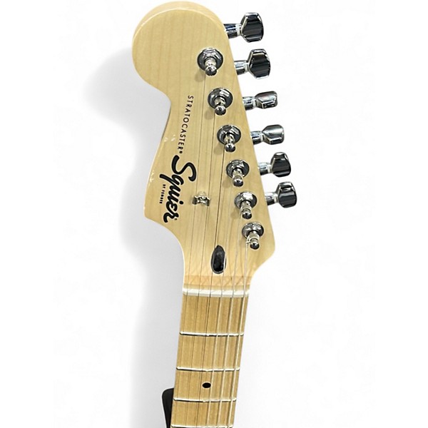 Used Squier Affinity Stratocaster LH BLACK Solid Body Electric Guitar