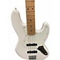 Used Fender Player Jazz Bass Pearl White Electric Bass Guitar