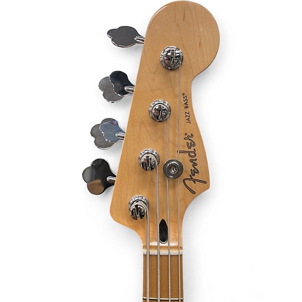 Used Fender Player Jazz Bass Pearl White Electric Bass Guitar