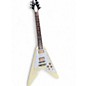 Used Aztec V Style White Solid Body Electric Guitar thumbnail