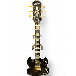 Used Epiphone Sg Custom Black Solid Body Electric Guitar