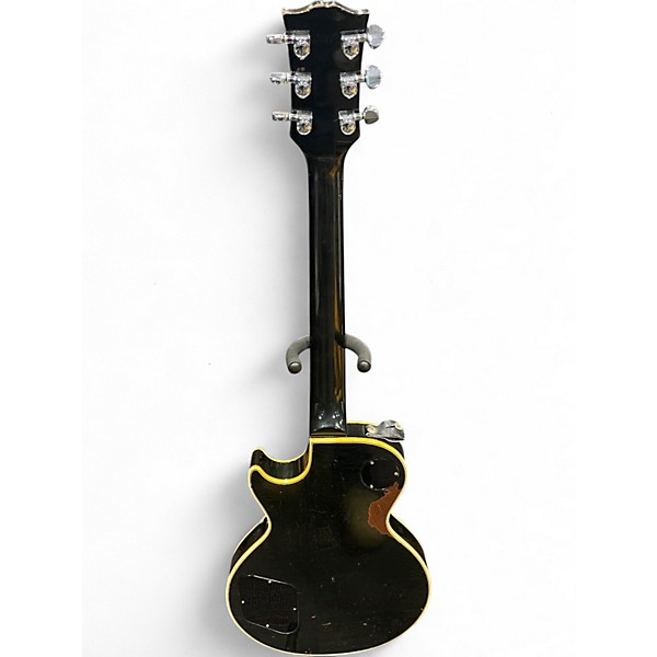 Vintage 1970 Gibson 1970 Les Paul Custom Black Solid Body Electric Guitar