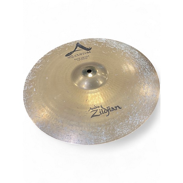 Used Zildjian 14in A Custom Fast Crash Cymbal