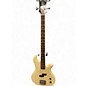 Used B.C. Rich NJ Series  White Electric Bass Guitar