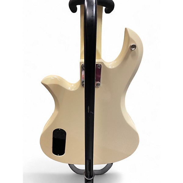 Used B.C. Rich NJ Series  White Electric Bass Guitar