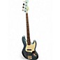 Used Squier James Johnson Jazz Bass  Lake Placid Blue Electric Bass Guitar thumbnail