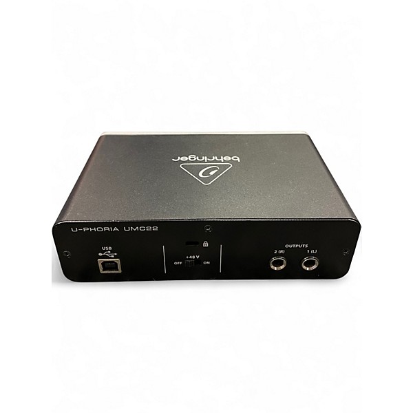 Used Behringer U-Phoria UMC22 Audio Interface