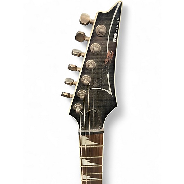 Used Ibanez RG3EXFM1 Trans Black Solid Body Electric Guitar
