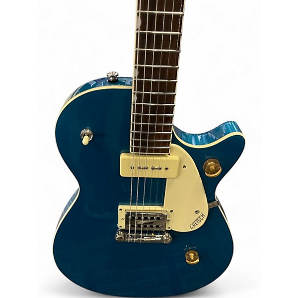 Used Gretsch Guitars G2215-P90 Streamliner Junior Blue Solid Body Electric Guitar
