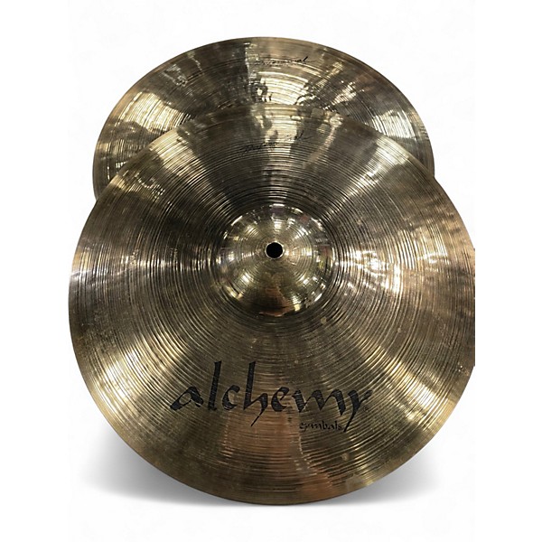 Used Alchemy Cymbals 14in PROFESSIONAL  HIHATS Cymbal