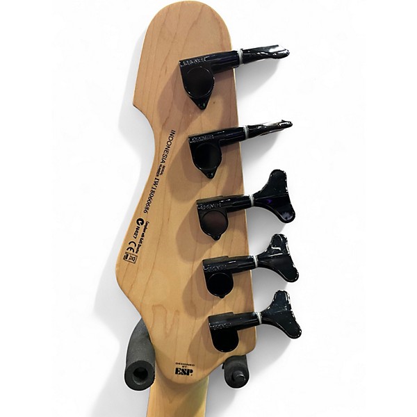 Used ESP LTD AP5 Black Electric Bass Guitar