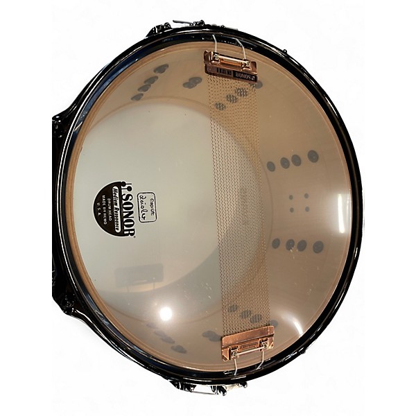 Used SONOR 7X13 SQ2 SNARE BLUE SPARKLE Drum