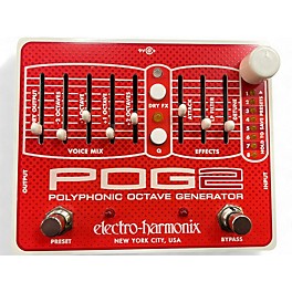 Used Electro-Harmonix Pog2 Polyphonic Octave Generator Effect Pedal