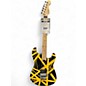Used 2024 EVH EVH STRIPE SERIES Black and Yellow Solid Body Electric Guitar thumbnail
