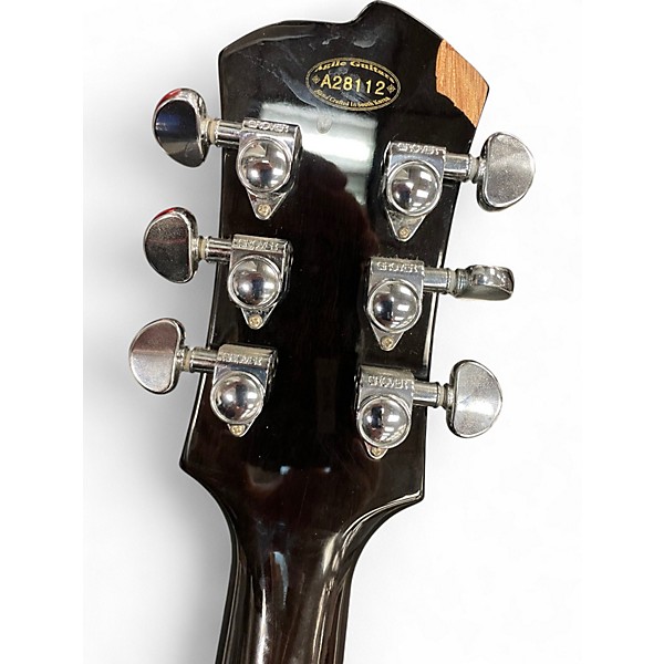 Used Agile AL-2000 Green Burst Baritone Guitars