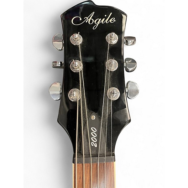 Used Agile AL-2000 Green Burst Baritone Guitars