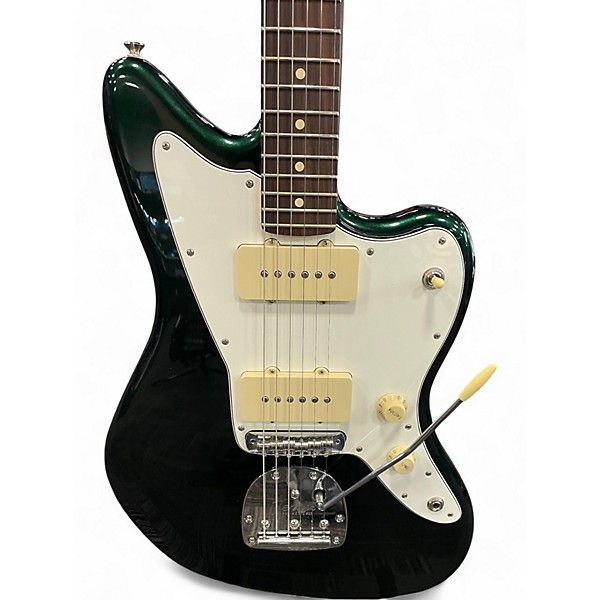 Used Fender PLAYER II JAZZMASTER British Racing Green Solid Body Electric Guitar