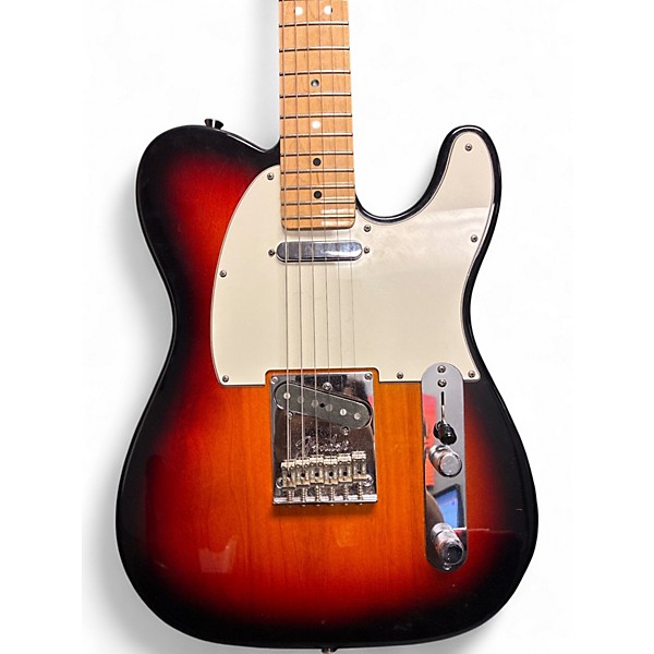 Used Fender American Standard Telecaster 3 Tone Sunburst Solid Body Electric Guitar