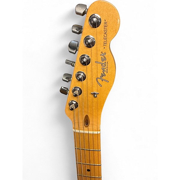 Used Fender American Standard Telecaster 3 Tone Sunburst Solid Body Electric Guitar