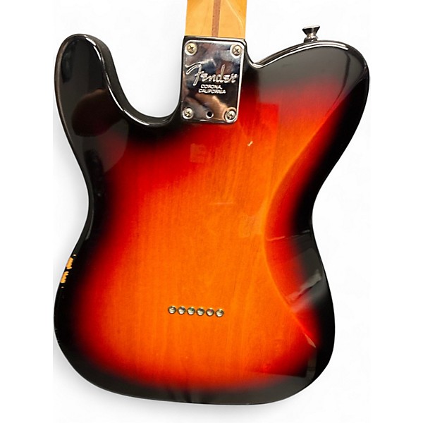 Used Fender American Standard Telecaster 3 Tone Sunburst Solid Body Electric Guitar