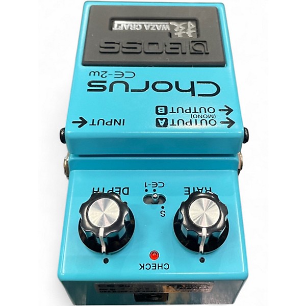 Used BOSS CE2W Waza Craft Chorus Effect Pedal