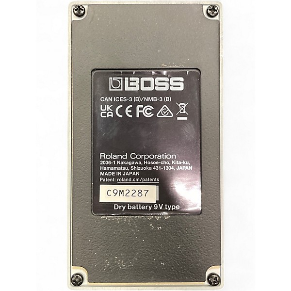 Used BOSS CE2W Waza Craft Chorus Effect Pedal