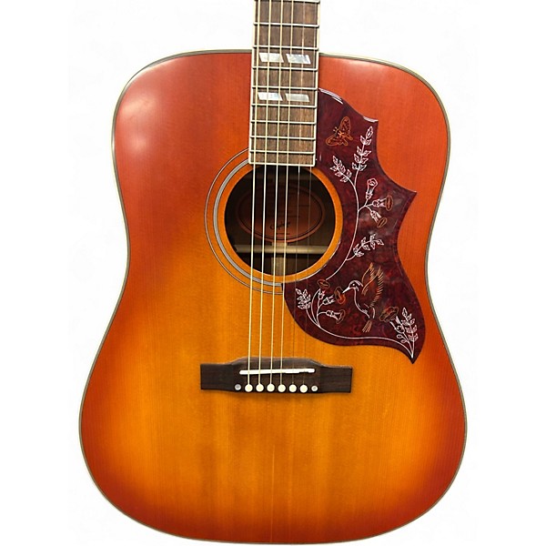 Used Epiphone INSPIRED BY GIBSON HUMMINGBIRD AGED CHERRY SUNBURST Acoustic Electric Guitar