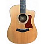 Used Taylor 110CE Natural Acoustic Electric Guitar thumbnail