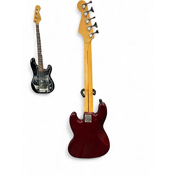 Used Fender Standard Jazz Bass OXBLOOD Electric Bass Guitar